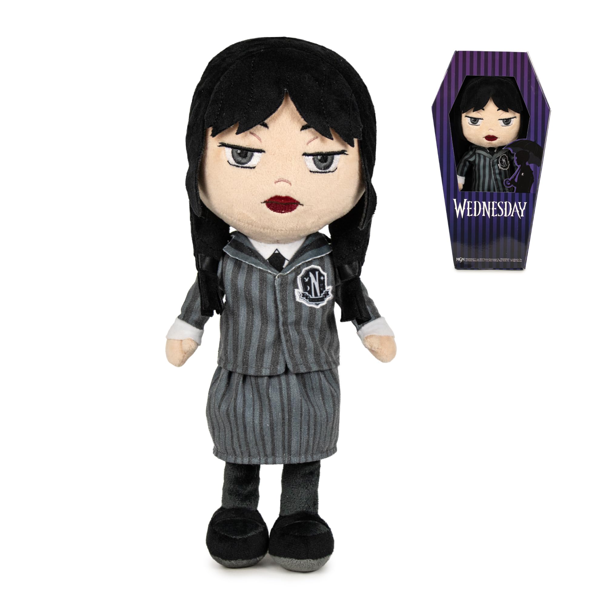 Wednesday US版 ドレス ダイヤカスタム 1点限定 ぬいぐるみ現品 Amazon.com: Wednesday Addams Nevermore Academy Wednesday School